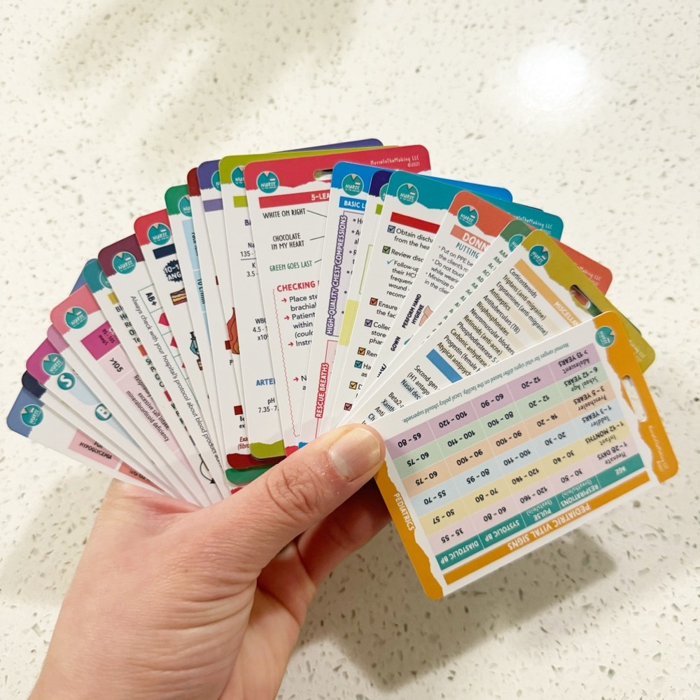Nurse in the Making Complete Badge Card Pack